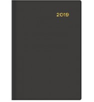 Diary 2019 Belmont A7 pocket 'Day-To-Page' Black