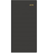 Diary 2019 Belmont B6/7 Week-To-View Slim Landscape Black