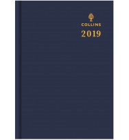 Diary 2019 Sterling A4 Day-To-Page Navy