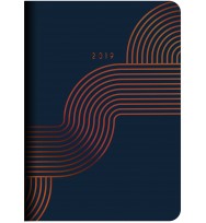 Diary 2019 Collins A5 Vanguard Week-To-View Navy