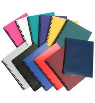 Display Book Sovereign A4 Refillable Assorted Colours 20 Pages Box 10