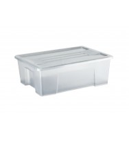 Storage Box with Lid Italplast 10 Litre Graphite