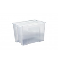 Storage Box with Lid Italplast 20 Litre Graphite
