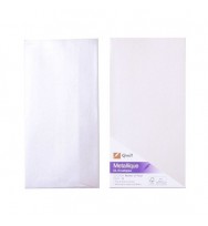 Envelopes Quill DL Metallique Pearl Pack 10