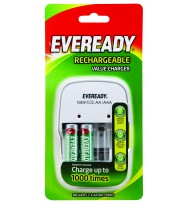 Battery Charger Everyday Rechargeable with 2 x AA Batteries