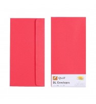 Envelope Quill DL XL Multioffice Red Pack 25