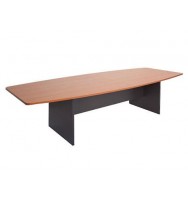 Worker Boardroom Table - Boat Shaped 3000mm - CMT3012