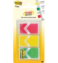 Flags Prioritize Arrow Post-It 24MM 682-ARR-RYG Red/Yellow/Green Pk 60