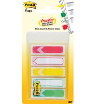 Flags Prioritize Arrow Post-It 12MM 684-ARR-RYG Red/Yellow/Green Pk 100