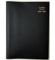 Diary Financial Year 2018/2019 Collins A5 Vanessa DTP Hourly Black
