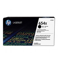 HP No. 654X Black Toner Cartridge - 20,500 pages