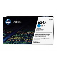 HP No. 654A Cyan Toner Cartridge - 15,000 pages