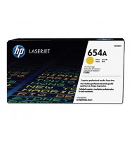 HP No. 654A Yellow Toner Cartridge - 15,000 pages