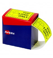 LABELS AVERY 75X99.6MM TOP LOAD ONLY FLUORO YELLOW 750/ROLL