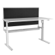Paramount Electric Single Height Adjustable Desk with Screen