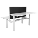 Paramount Back to Back Electric Height Adjustable Desks with Screens