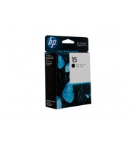 HP No.15 Black Ink Cartridge - 25ml - 495 pages