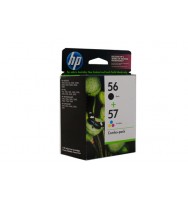 HP No.56 & No.57 Combo Pack (C6656AA & C6657AA) - black 450 pages and colour 400 pages