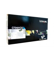 Lexmark C734 / C736 / X734 / X736 / X738 Cyan Prebate Toner Cartridge - 6,000 pages