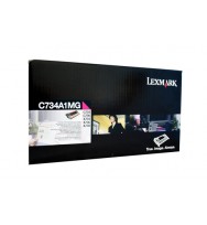 Lexmark C734 / C736 / X734 / X736 / X738 Magenta Prebate Toner Cartridge - 6,000 pages