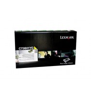 Lexmark C736 / X736 / X738 High Yield Yellow Prebate Toner Cartridge - 10,000 pages