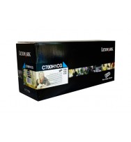 Lexmark C780 / C782 High Yield Cyan Prebate Toner Cartridge - 10,000 pages