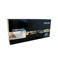 Lexmark C782 Extra High Yield Cyan Prebate Toner Cartridge - 15,000 pages