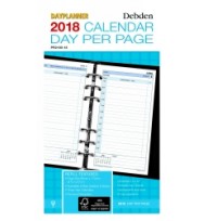 Personal Edition Daily Dated 2018, to fit 6-Ring page size 172x96mm.