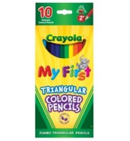 Pencil coloured crayola junior triangular pk10