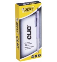 PEN BIC BP CLIC M10 MEDIUM BLACK BX10