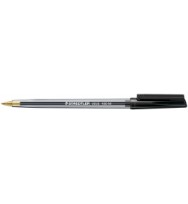Pen staedtler bp stick 430 med black bx50	