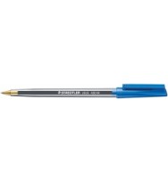 Pen staedtler bp stick 430 med blue bx50