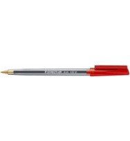 Pen staedtler bp stick 430 med red bx50