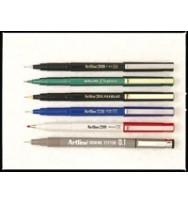 Marker artline 210 medium green 0.6mm - box of 12
