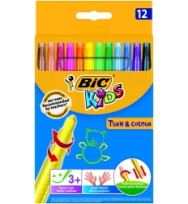 Crayon turn and Colour Pk12