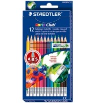 Pencil coloured staedtler noris club erasable 12's