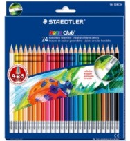 Pencil coloured staedtler noris club erasable pk 24