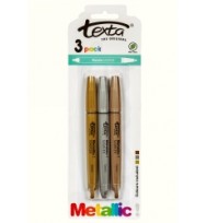 Texta Metallic pk3