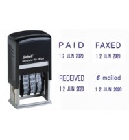 Stamp deskmate self inking email/fax/paid/received