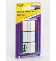 Post- it flags 686l-gbr durable index tabs asstd