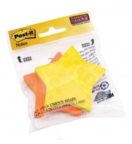 Post- it notes super sticky 7350-str 74x72 star yellow/orange