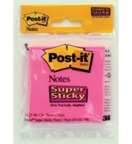 Post- it notes super sticky 76x76 std ultra 90 sht