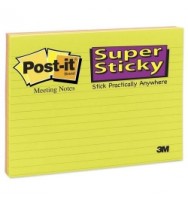 Post- it notes 6845-sspl 203x152 lined pkt 4