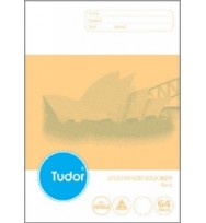 Exercise Book Tudor 64pg Blank (P) Buff