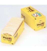 Post- it notes 654-18cp 76x76 cabinet pack yellow bx 24