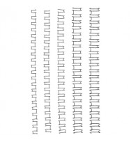 Binding Wire GBC Comb 21 Loop 12mm Silver -Pack 100