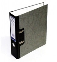 Lever arch file c/land a4 super strong blk/gry extra capacity