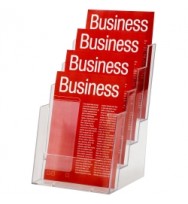 Brochure Holder A5 4 tier free standing