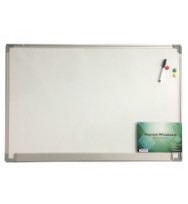 Whiteboard 900X600MM Aluminium frame with accessories