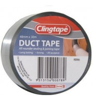 Tape duct cling silver sealing & joining 48mmx30m